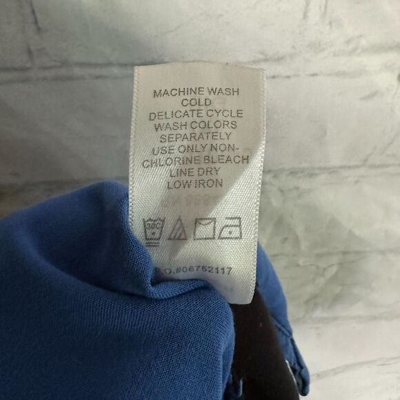 King Size Black and Blue Polo, 4XL - Picture 6 of 6